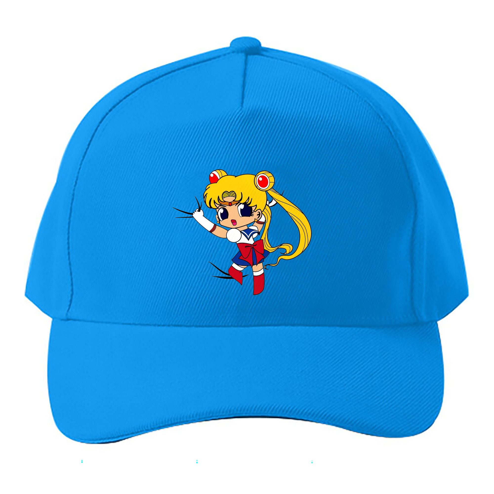 （画像用） 美少女戦士セーラームーン 月野 うさぎ つきの うさぎ Sailor Moon Tsukino Usagi ベースボールキャップ 綿100％ 男女兼用 帽子 スポーツ